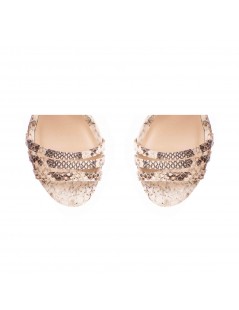 Sandale dama Crem Sophia Piele Naturala - The5thelement.ro