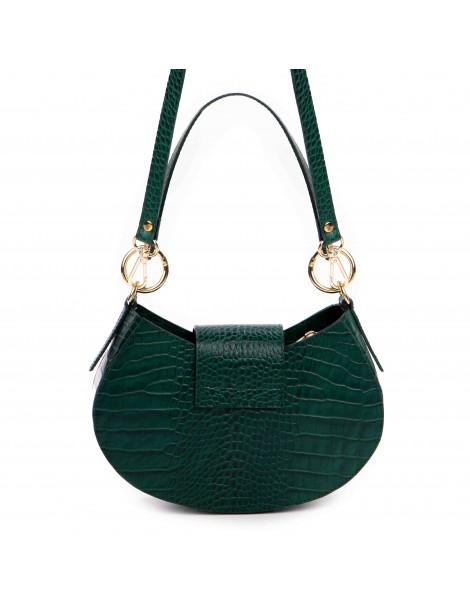 Geanta Piele Naturala Dama Verde Alma - The5thelement.ro