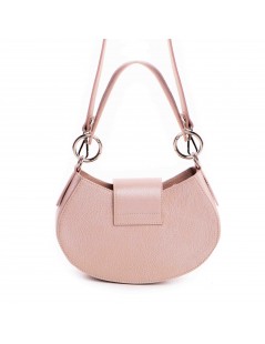 Geanta Piele Naturala Dama Rose Pudrat Alma - The5thelement.ro