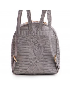 Rucsac dama Piele Naturala Gri Sporty Chic - The5thelement.ro