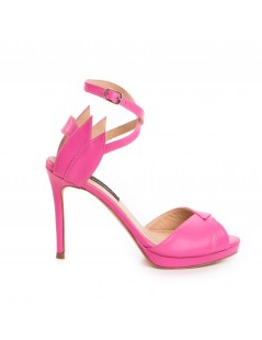 Sandale dama piele naturala Roz Flowers - The5thelement.ro