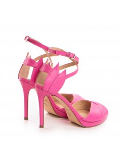 Sandale dama piele naturala Roz Flowers - The5thelement.ro
