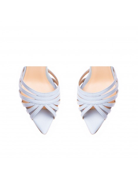 Sandale dama piele naturala Bleu Selena - The5thelement.ro