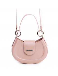 Geanta Piele Naturala Dama Rose Pudrat Alma - The5thelement.ro