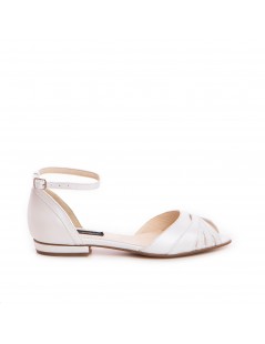 Sandale dama Piele Naturala Alb Soho - The5thelement.ro