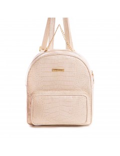 Rucsac dama Piele Naturala Crem Sporty Chic - The5thelement.ro