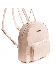 Rucsac dama Piele Naturala Crem Sporty Chic - The5thelement.ro