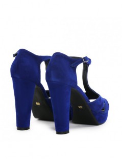 Sandale cu platforma piele naturala Blue Electric Candy - The5thelement.ro