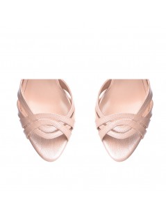 Sandale mireasa piele naturala Rose Amber - The5thelement.ro