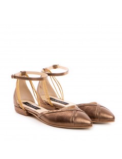 Balerini dama Piele Naturala Bronz Rihanna - The5thelement.ro