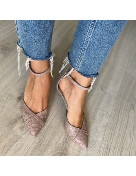 Pantofi stiletto piele naturala Lila Rihanna - The5thelement.ro
