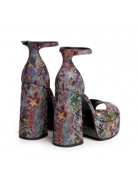 Sandale Dama Multicolor Venus Piele Naturala - The5thelement.ro