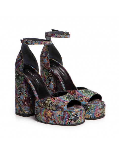 Sandale Dama Multicolor Venus Piele Naturala - The5thelement.ro