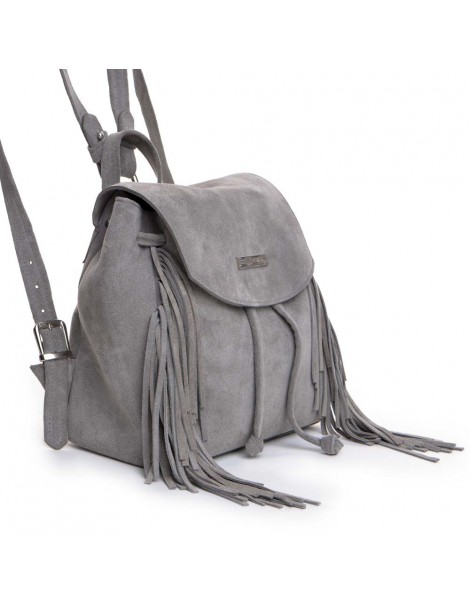 Rucsac Dama Piele Naturala Gri Lolita - The5thelement.ro