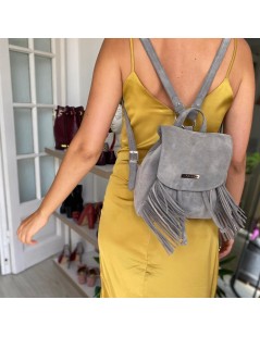 Rucsac Dama Piele Naturala Gri Lolita - The5thelement.ro