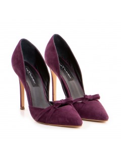 Pantofi stiletto piele naturala Visiniu Tessa - The5thelement.ro