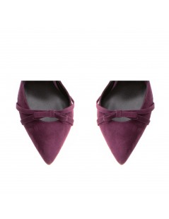 Pantofi stiletto piele naturala Visiniu Tessa - The5thelement.ro