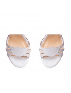 Sandale dama piele naturala Dahlia Alb - The5thelement.ro