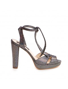 Sandale dama piele naturala Argintiu Retro - The5thelement.ro