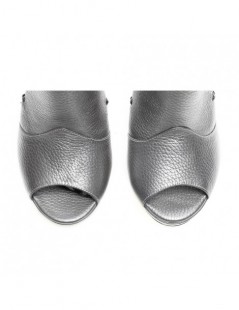 Botine dama Android Gri Piele Naturala - The5thelement.ro