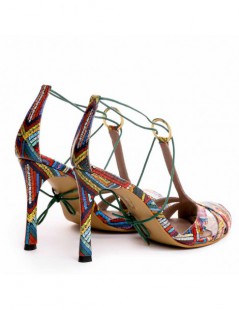 Sandale dama piele naturala Multicolor Cinema - The5thelement.ro
