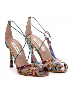 Sandale dama piele naturala Multicolor Cinema - The5thelement.ro