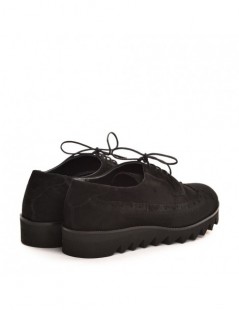 Pantofi oxford dama piele naturala Negru - The5thelement.ro