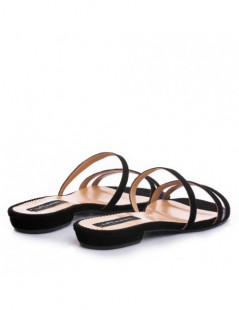 Papuci dama piele naturala Negru Emma - The5thelement.ro