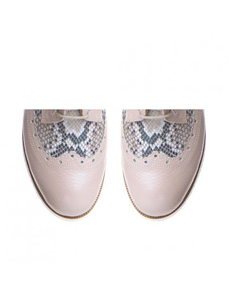 Pantofi oxford dama piele naturala Rose - The5thelement.ro