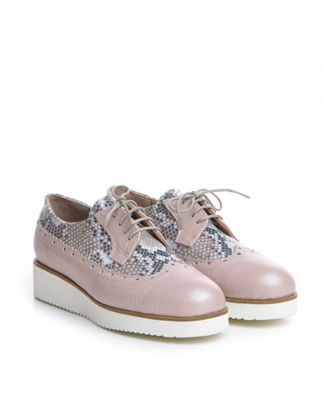 Pantofi oxford dama piele naturala Rose - The5thelement.ro