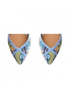 Balerini dama Piele Naturala Bleu Rihanna - The5thelement.ro