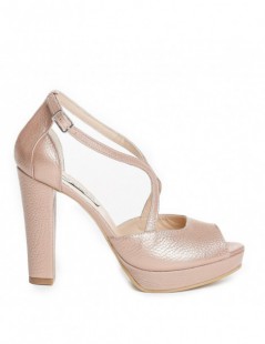 Sandale mireasa piele naturala Lady Like Rose - The5thelement.ro