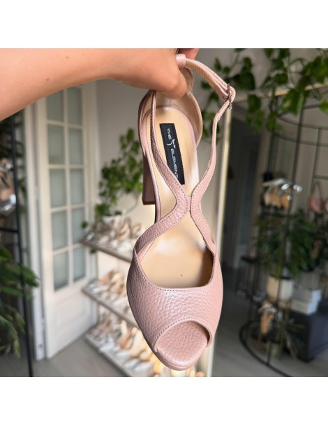 Sandale mireasa piele naturala Lady Like Rose - The5thelement.ro