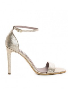 Sandale dama piele naturala Auriu Simple - The5thelement.ro