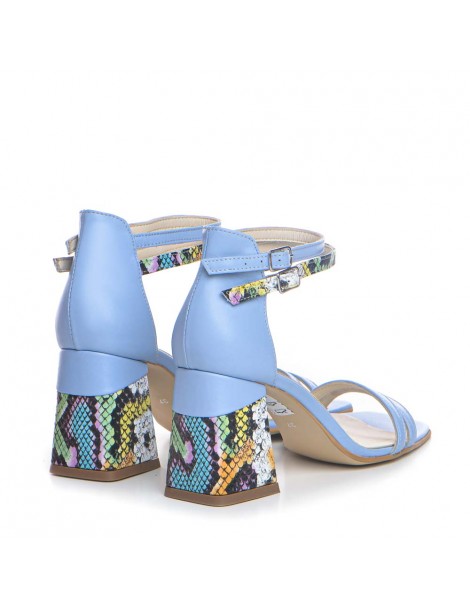 Sandale dama Bleu Lara Piele Naturala - The5thelement.ro
