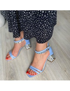 Sandale dama Bleu Lara Piele Naturala - The5thelement.ro