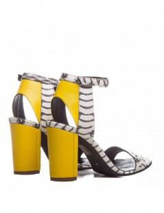 Sandale piele toc gros Dream Tiger - The5thelement.ro