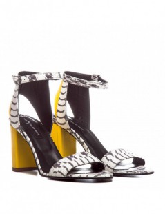 Sandale piele toc gros Dream Tiger - The5thelement.ro