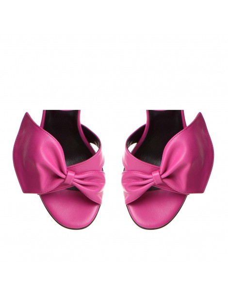 Sandale dama piele naturala Fucsia Paola - The5thelement.ro