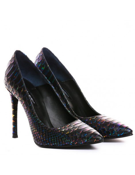 Pantofi Stiletto Piele Naturala Modern Mermaid - The5thelement.ro