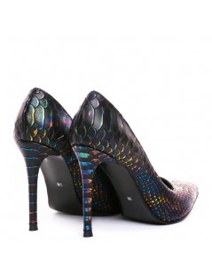 Pantofi Stiletto Piele Naturala Modern Mermaid - The5thelement.ro