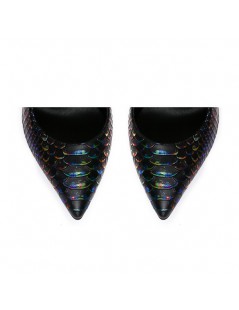 Pantofi Stiletto Piele Naturala Modern Mermaid - The5thelement.ro
