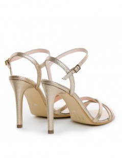 Sandale mireasa piele naturala Auriu Eve - The5thelement.ro