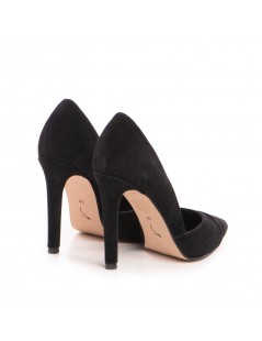 Pantofi stiletto piele naturala Negru V - The5thelement.ro