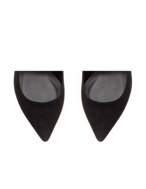 Pantofi stiletto piele naturala Negru Sasha - The5thelement.ro