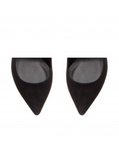 Pantofi stiletto piele naturala Negru Sasha - The5thelement.ro