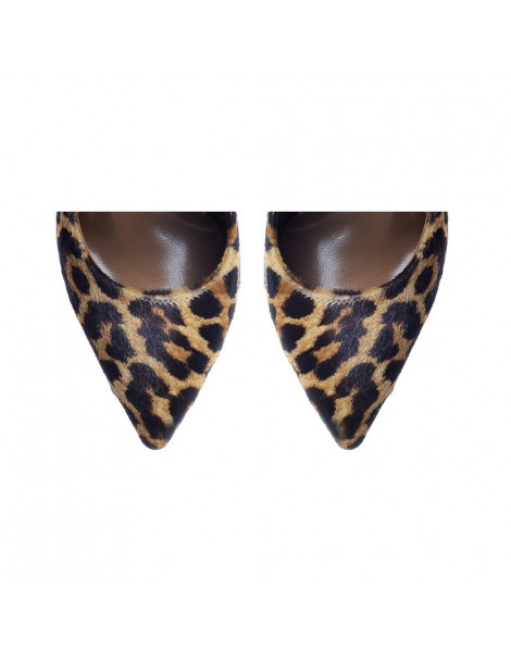 Pantofi stiletto piele naturala Print - The5thelement.ro