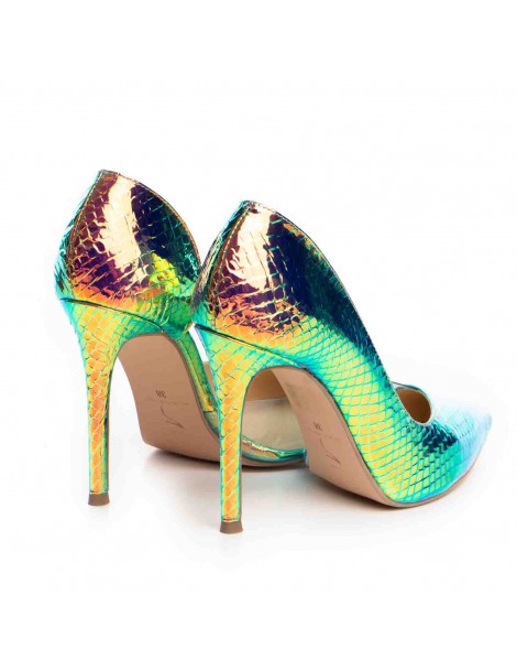 Pantofi stiletto piele naturala Cameleon Leila - The5thelement.ro