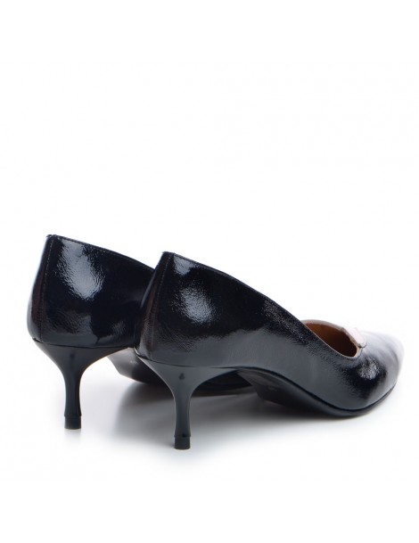 Pantofi stiletto piele naturala Negru Birdie - The5thelement.ro