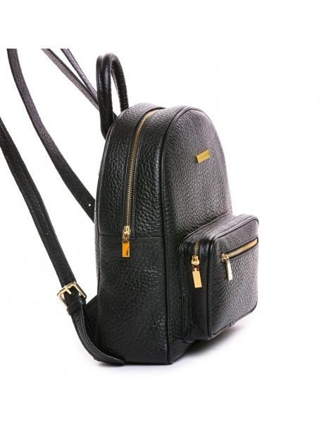Rucsac dama Piele Naturala Black Sporty - The5thelement.ro